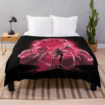 Arcane Heartsteel Crimson Legacy Throw Blanket