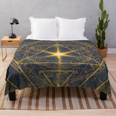 Arcane Celestial Constellation Three Throw Blanket