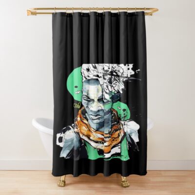 Arcane Ekko Firelight Hero Shower Curtain