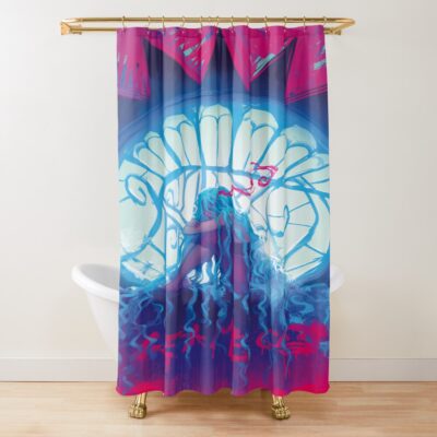 Arcane Let Me Go Shower Curtain