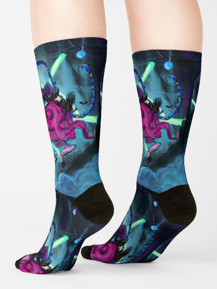 Arcane Paint The Town Blue Socks - Image 2