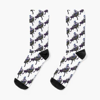 Arcane Jinx Unhinged Queen Socks