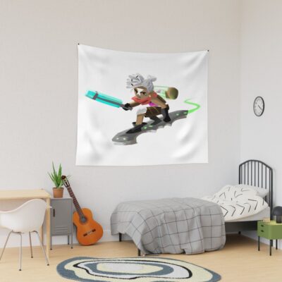 Arcane Time Traveller Chibi Tapestry
