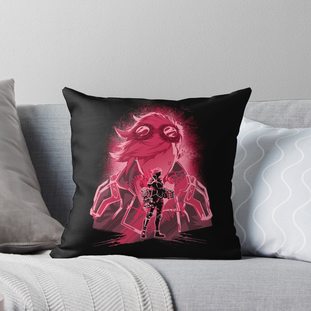 Arcane Heartsteel Crimson Legacy Throw Pillow