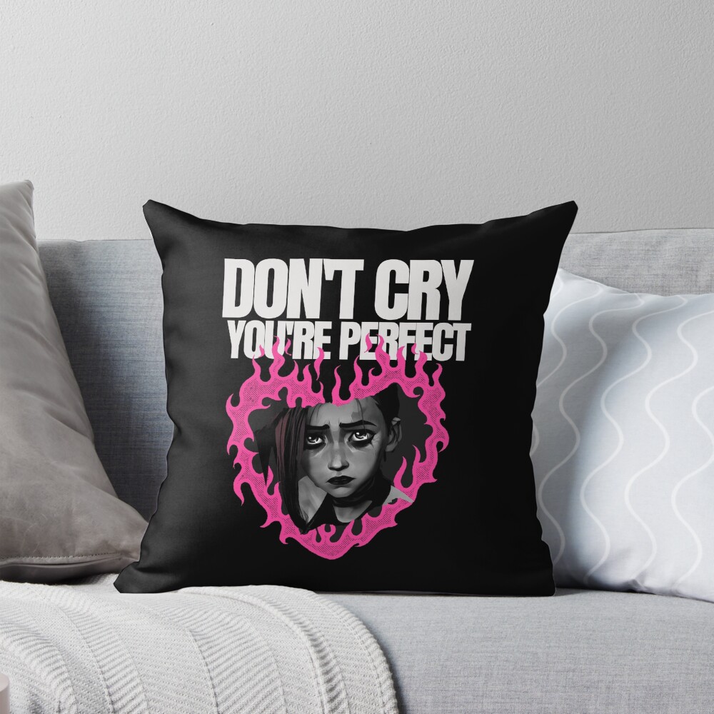 Arcane Don't Cry Perfect Throw Pillow