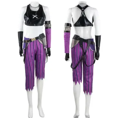 Arcane Jinx Cosplay Costume for Women